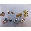 Image 2 : (6) pairs of earrings,brooches and pins