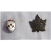 Image 3 : (2) Military Badges and a pin