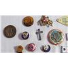 Image 2 : Various Military Pins and tags