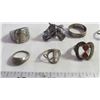 Image 2 : (12) Silver Rings