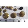 Image 2 : Assorted Military Brass Buttons