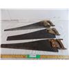 Image 1 : (3) vintage wood saws