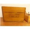 Image 1 : *High Explosive wooden crate and other wooden crate filled with misc