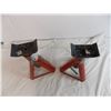Image 4 : (2) tire jack stands