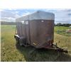 Image 2 : Home built livestock trailer - 12 foot long with spare tire
