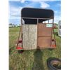 Image 5 : Home built livestock trailer - 12 foot long with spare tire