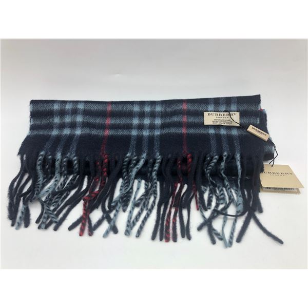 "Burberry" - Cashmere Scarf - 100% Cashmere - Brand new w/tag - Size: 57in x 12 1/2in (Approx.)