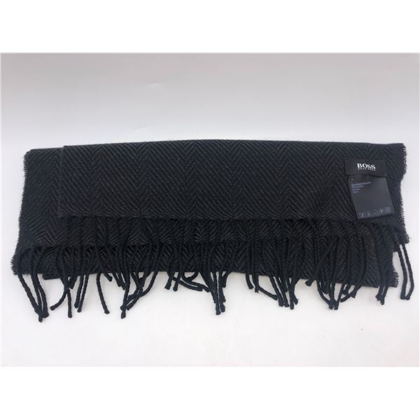 "Hugo Boss" - Wool Scarf - 100% Wool - Size: 65in x 14 1/2in (Approx.)