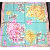 Image 3 : "Leonard" - Group of 2 Silk Scarves - 100% Silk - Size: 34in x 34in (Approx.)
