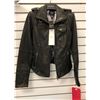 Image 1 : "Danier" - Black Leather 'Venessa" Jacket - Women - Size: XXS - Retails: $499 - Brand New w/tag