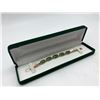 Image 4 : 18K Gold Bracelet w/Jade