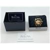 Image 1 : "Bulova" - 2 Tone Chronograph w/leather strap - Model no. OS10/OS20 - Brand New in Box