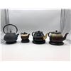 Image 1 : Group of 4 Teapots w/base - includes 2 Gibson England Teapots