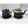 Image 3 : Group of 4 Teapots w/base - includes 2 Gibson England Teapots