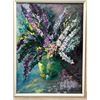 Image 2 : Framed Painting on Canvas signed by Elith Powell - Approx. 16in x 20 1/2in