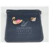 Image 2 : "Swarovski" - Group of 4  Swarovski Swan Pins