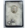 Image 2 : "Swarovski" - Group of 4  Swarovski Pins