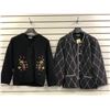 Image 1 : "Geiger Collections - Vintage" - Group of 2 Wool Embroidery Cardigan Jackets - Size: 40 & 38 (Retail