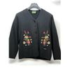 Image 2 : "Geiger Collections - Vintage" - Group of 2 Wool Embroidery Cardigan Jackets - Size: 40 & 38 (Retail