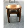 Image 2 : Antique round side table - Approx. 20in Diameter x 21in H