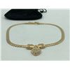 Image 2 : "Swarovski" - Group of 2 Gold Tone Necklaces w/crystals