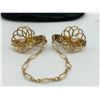 Image 2 : "Monet Fine Jewelry - Vintage" - Group of 3 Gold Pins