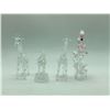 Image 1 : "Swarovski - Crystal Figurine" - Group of 4 crystal figurine - includes 2 pc set of Giraffe/Horse an