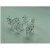 Image 2 : "Swarovski - Crystal Figurine" - Group of 5 crystal figurine - includes 4 pc set of Deers & Moose -