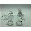 Image 1 : "Swarovski - Crystal Figurine" - Group of 6 crystal figurine - includes 4 pcs of Jester Clown - asso