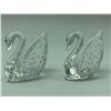 Image 2 : "Swarovski - Crystal Figurine" - Group of 5 crystal Swan figurines - assorted sizes