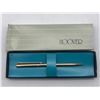 Image 1 : "Hoover" - 18KT. Gold Plated Fountain Pen w/box - appears to be brand new