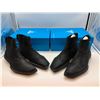 Image 2 : "John Fluevog" - Group of 2 Black Boots w/dust bag & box from the Superhero show - Sizes: M11 & M10