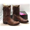 Image 2 : "Sendra" - Taurus Brown Leather Boots w/box from the Superhero show - Style: 8729 - Size: 11