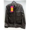Image 1 : "Massimo Dutti" - Brown Leather Men's Jacket