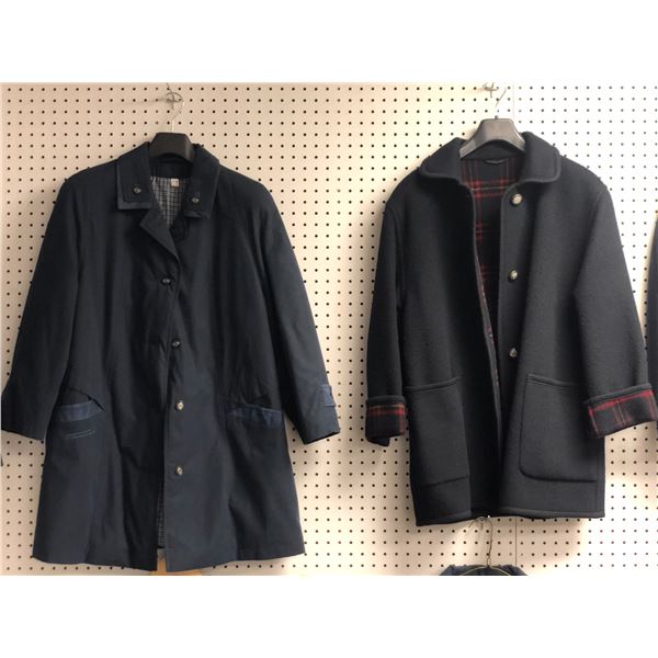 "Edward Chapman" - Group of 2 Women's Trench Coats (Size: 42 & 44)