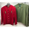 Image 2 : "Geiger Collections - Vintage" - Group of 2 Women Wool Cardigan Jackets - includes red w/flower embr