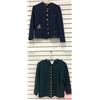 Image 1 : Group of 2 Women's Wool Cardigan Jackets w/embroidery - includes "Franco Valeri" green jacket (Size: