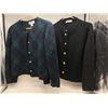 Image 2 : Group of 2 Women's Wool Cardigan Jacket - includes "Talbots" green and blue checkered jacket (Size: 