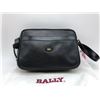 Image 2 : "Bally - Vintage" - Black Leather Crossbody Handbag w/dust bag