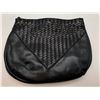 Image 2 : "Davide - Vintage" - Black Leather Women's handbag