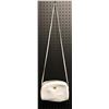 Image 1 : "Givenchy" - White leather crossbody handbag