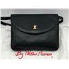 Image 2 : "Paloma Picasso" - Black Leather crossbody handbag w/dust bag