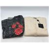 Image 1 : "LG Cashmere by Chow" - Cashmere Cardigan Jacket (Size: XL) & Women's crew neck sweater w/flower emb