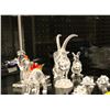 Image 1 : "Swarovski - Glass Crystal Figurine" - Group of 8 glass crystal figurines