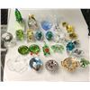 "Swarovski - Glass Crystal Figurine" - Group of 21 glass crystal figurines