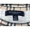 Image 2 : "Burberry" - Crew neck checkered women's half sleeve t-shirt - Size: XL