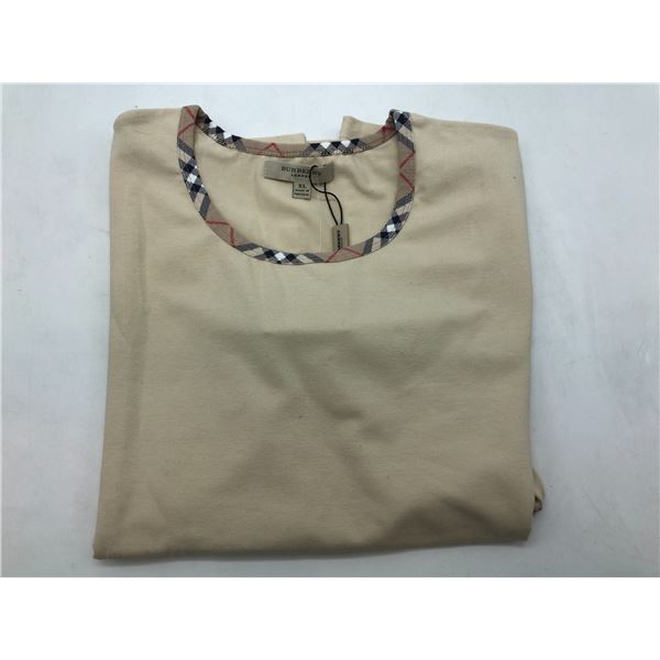 "Burberry" - Crew neck women's half sleeve t-shirt - Size: XL - Brand New w/tag