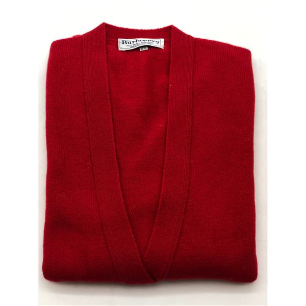 "Burberrys - Vintage" - 100% Pure Lambswool Cardigan - Size: 36