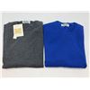 Image 1 : "Peter Scott" - Group of 2 Wool women's crew neck jacket - includes 100% Merino Wool Derby Grey swea