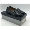 Image 1 : "Selly" - Women's black leather heels shoe w/box